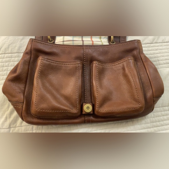 Vintage Leather Coach Bleecher Purse - Picture 3 of 12